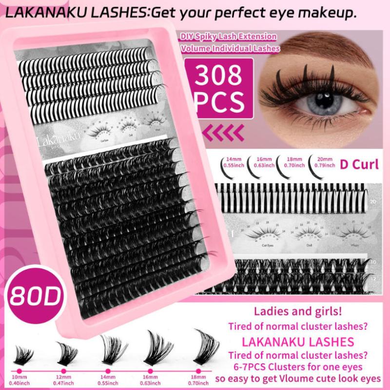 Eyelash Extension Fan - 1 Set Kendin Yap Tekli Kirpikler