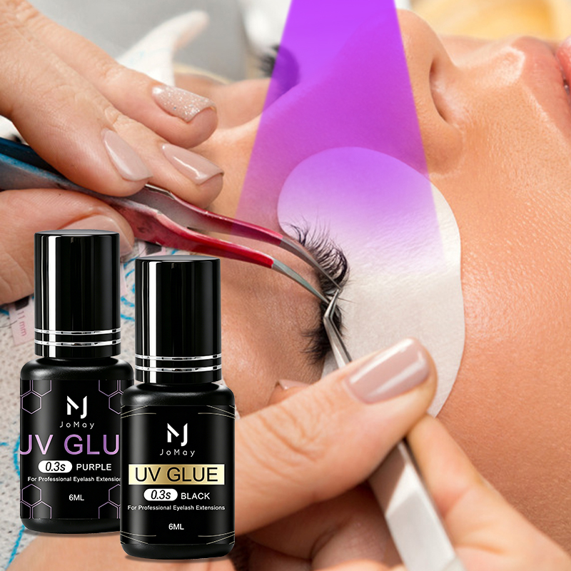 Sensitive Lash Glue - JOMAY Siyah Şeffaf Mor UV Kirpik