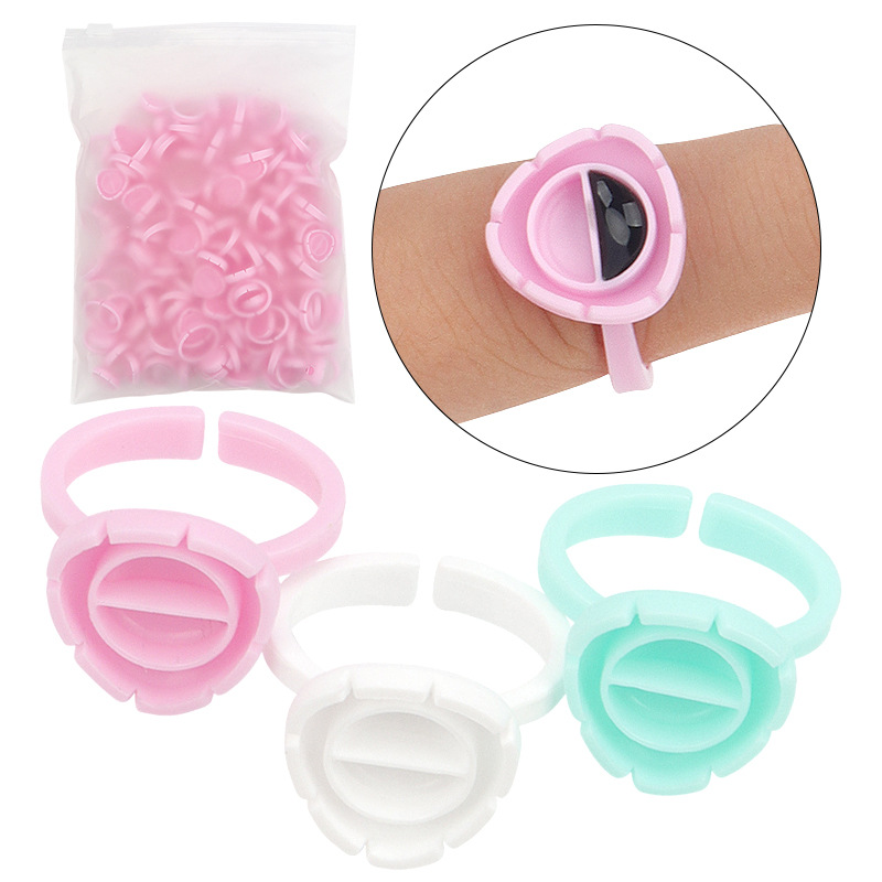 Eyelash Extension Fan - 100 adet tek kullanımlık kirpik uzatma