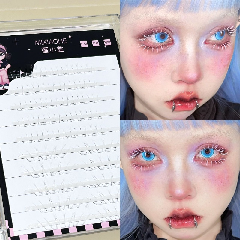 Eyelash Extension Natural - Mixiaohe Beyaz Kedi Patisi Tekli Alt