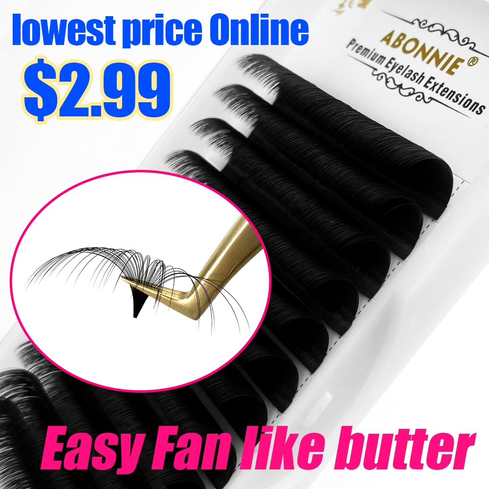 Lash Fan Volume - Abonnie 0.03-0.10mm Kolay Fan Kirpikler Mega