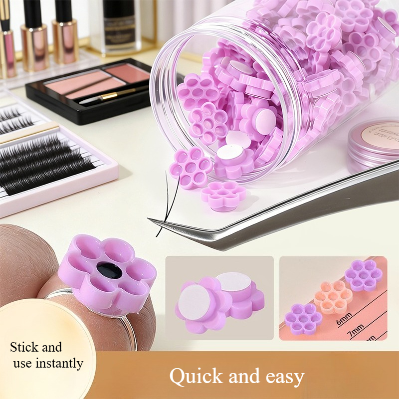 Eyelash Extension Adhesive - 120 adet kirpik uzatma tutkal tutucu