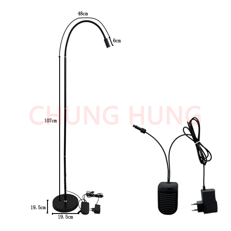 Eyelash Extension Led - 5W dikey takma kirpik uzatma lambası