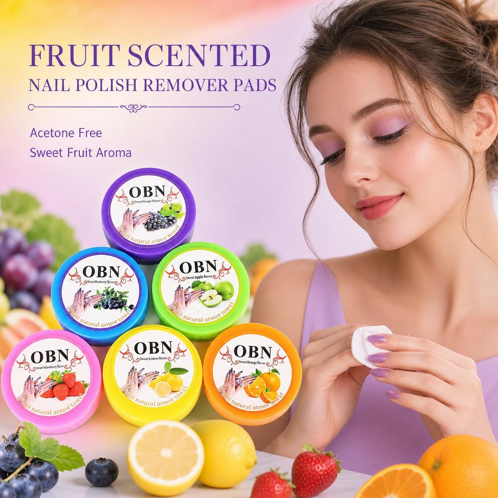 Eyelash Extension Natural - Çiçek Aromalı Tırnak Cilası Sökücü Pedler,