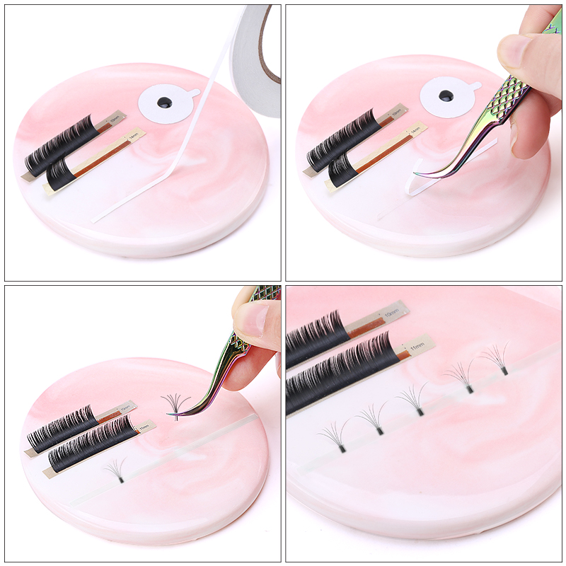 40 m/takım kolay fan bantlar 3 - Eyelash Extension Fan incelemesi ve fiyatı