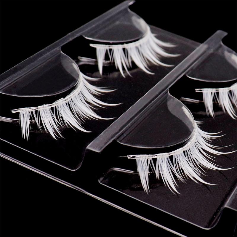 3 Çift Cosplay Beyaz Kirpik Uz - Eyelash Extension Natural incelemesi ve fiyatı