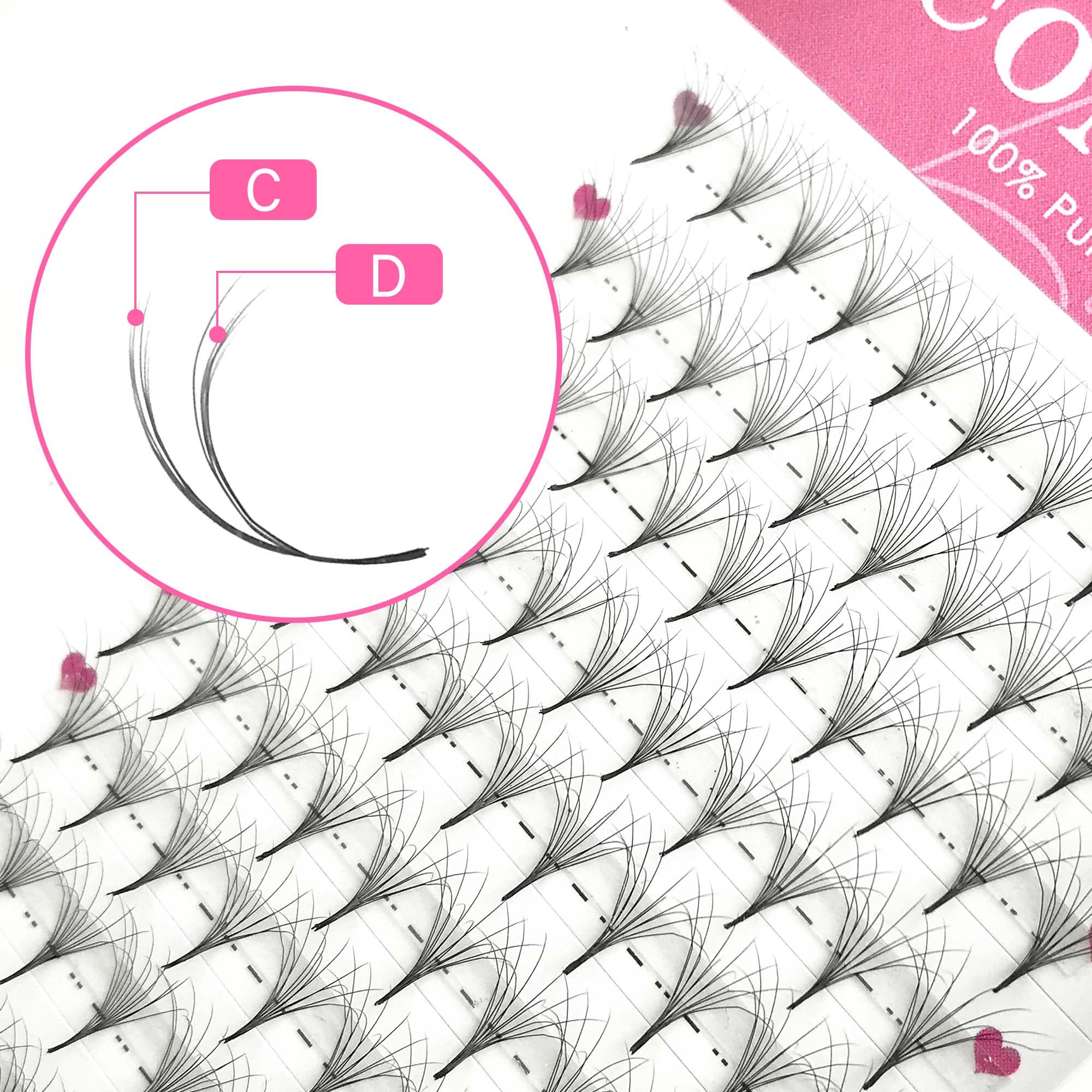 COMANGO Güzel Çift Katmanlı Ka - Eyelash Extension Hybrid incelemesi ve fiyatı