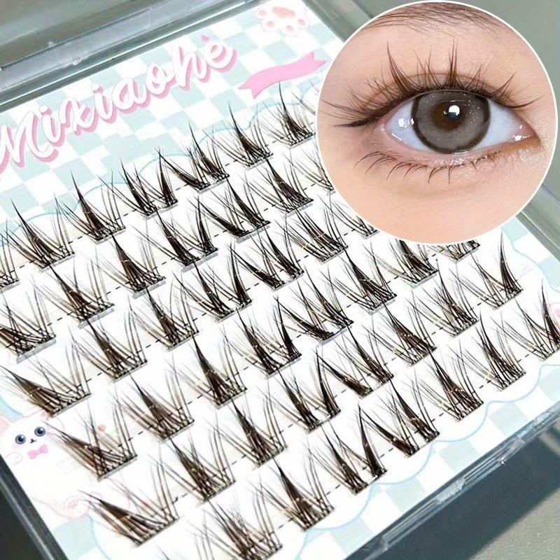 Mixiaohe Açık Kahverengi Yapış - Eyelash Extension Natural incelemesi ve fiyatı