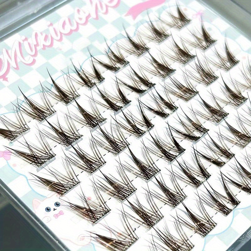 Mixiaohe Açık Kahverengi Yapış - Eyelash Extension Natural incelemesi ve fiyatı