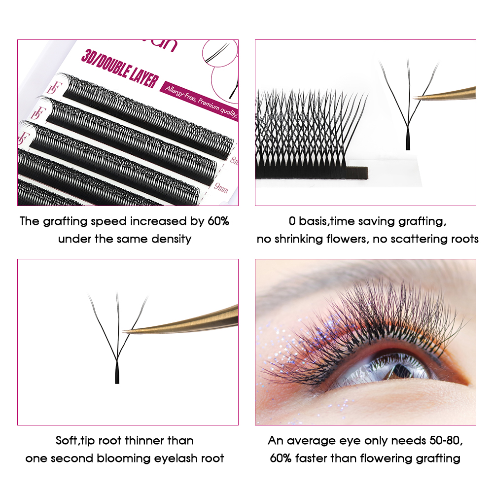 FADVAN 6D-W şekilli kirpik uza - Eyelash Extension Fan incelemesi ve fiyatı