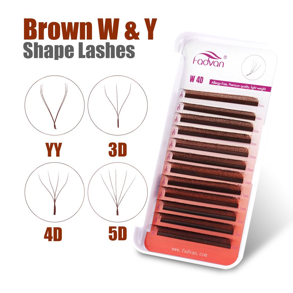 FADVAN Kahverengi 4D/3D/5D kir - Eyelash Extension Fan incelemesi ve fiyatı
