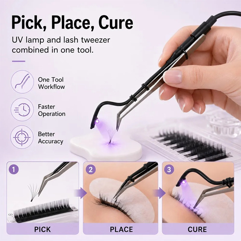 Mini UV Kirpik Lambası Cımbızı - Eyelash Extension Led incelemesi ve fiyatı
